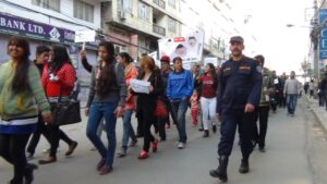 Watchful Marchwith other youth organization